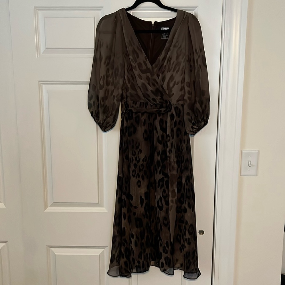 DKNY Leopard dress